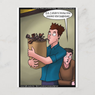 Bagpips från Lomme ger Tees Mugg-kort etc. Vykort