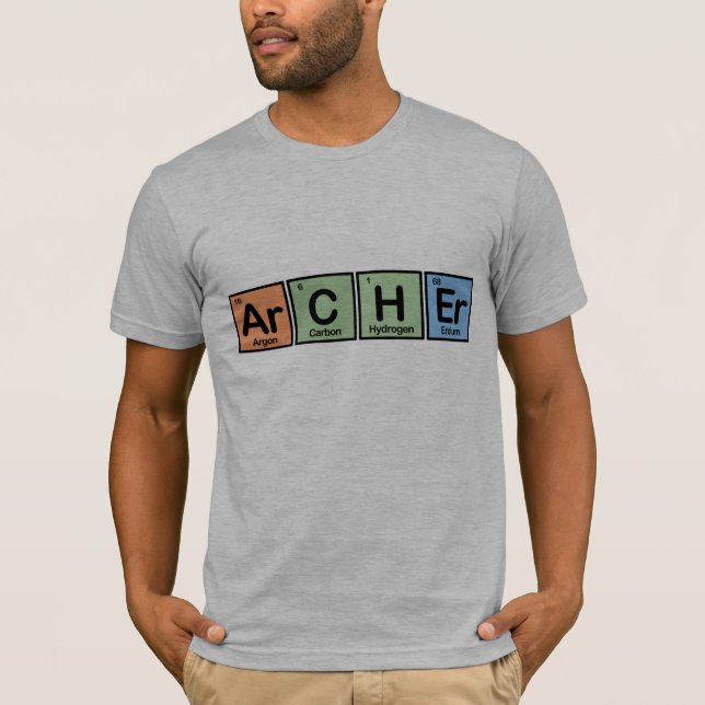 Bågskytt som göras av inslag tee shirt (Framsida)