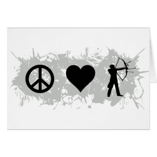 Bågskytte 1 hälsningskort