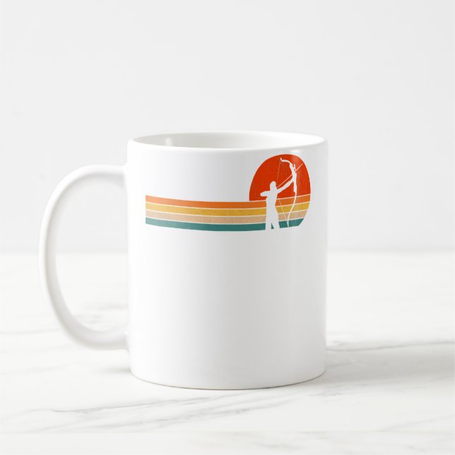 Bågskytte Archer Bow Skjutning Kaffemugg (Vänster)