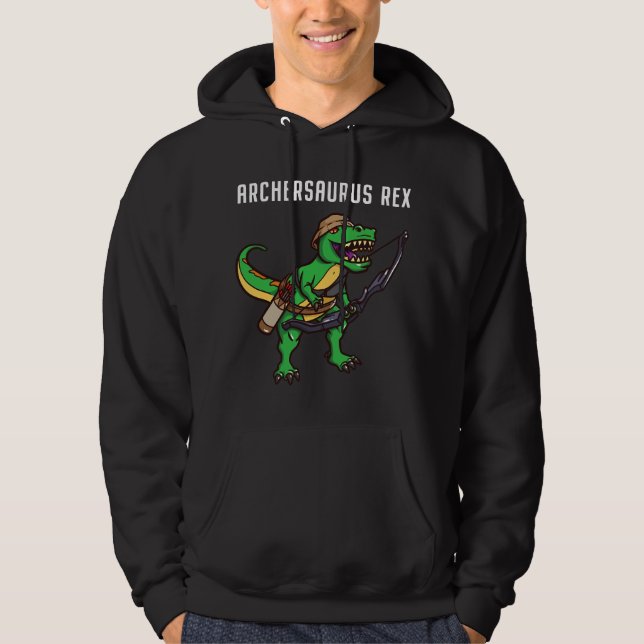Bågskytte för pojkar presenter hoodie (Framsida)