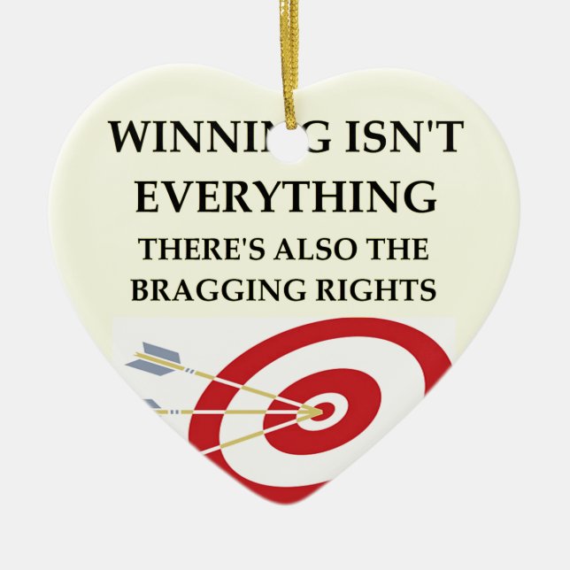 bågskytte julgransprydnad keramik (Framsidan)