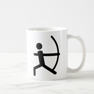 bågskytte kaffemugg