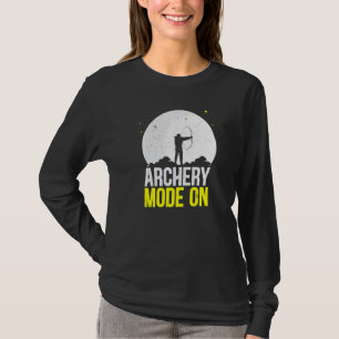 Bågskytte Läge På Båg Pil Skytte Sport Bågskytt T Shirt