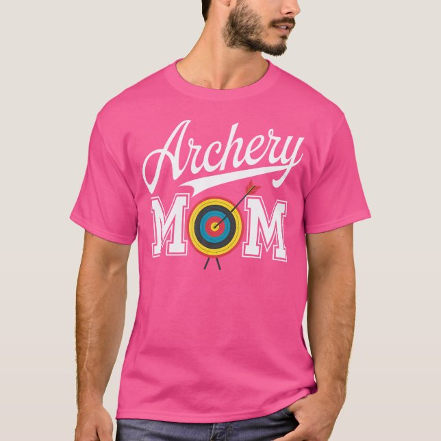 Bågskytte Mamma T Shirt (Framsida)