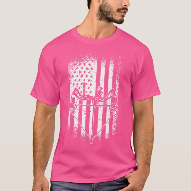 Bågskytte med pilbåge t shirt (Framsida)