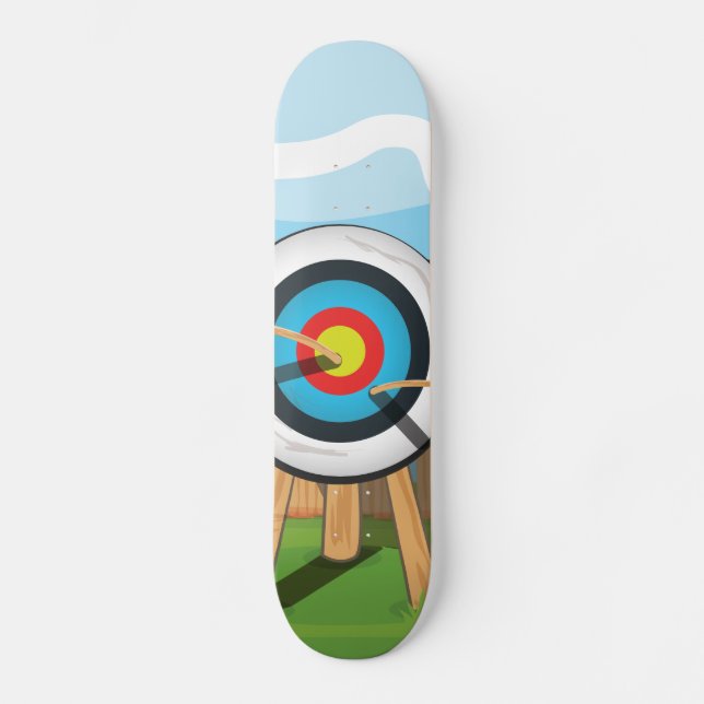 Bågskytte Skateboard Bräda 19,5 Cm (Framsida)