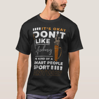 Bågskytte Sportmål Skytte Pilköcher rolig T Shirt