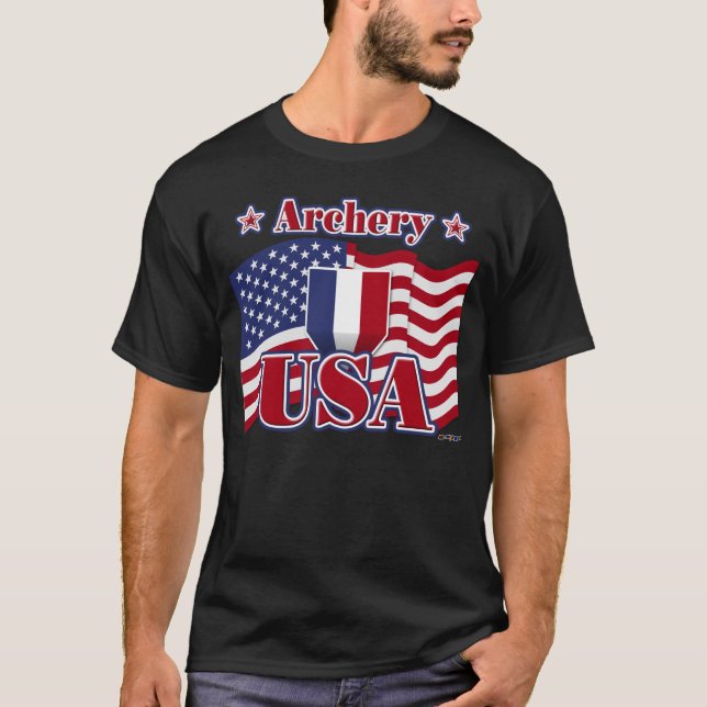 Bågskytte USA T-shirt (Framsida)