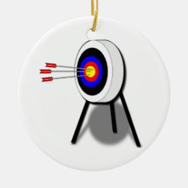 Bågskytteornament Julgransprydnad Keramik