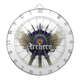 Bågskyttepilen stiger ombord piltavla