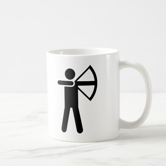 Bågskyttesymbol Kaffemugg (Höger)