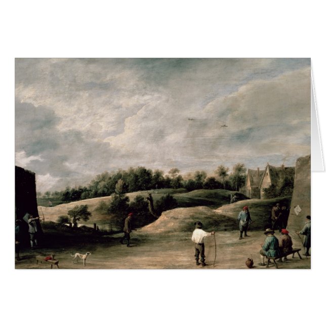 Bågskyttetävlingen Hälsningskort (Framsidan Horizontal)