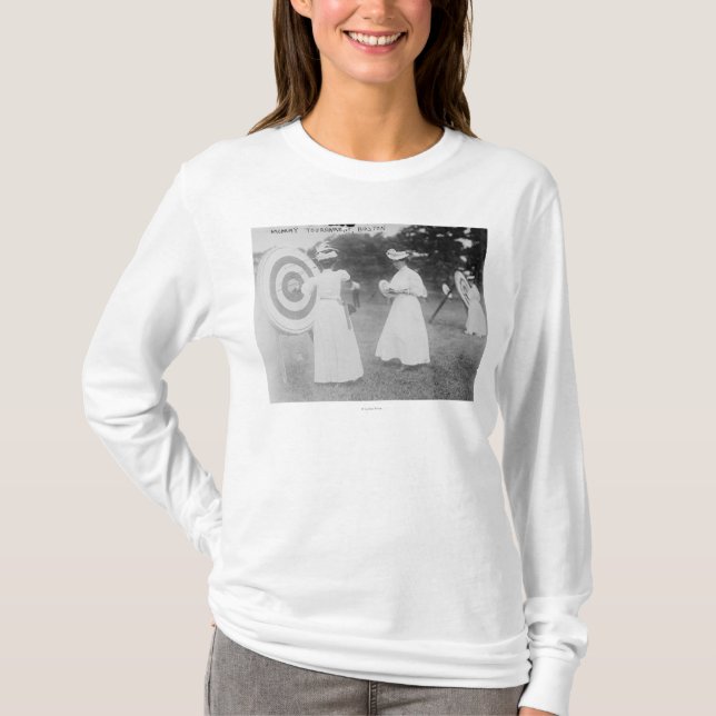 Bågskytteturnering i Boston, MORSOR fotograferar Tee (Framsida)