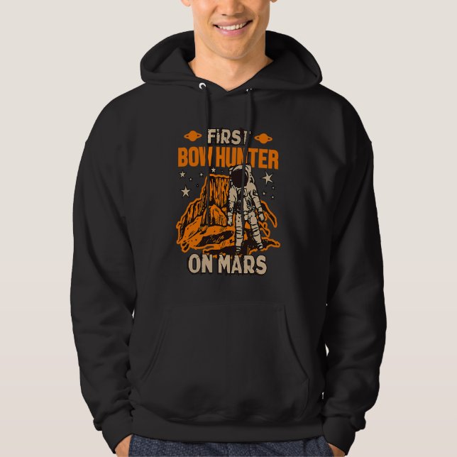 Bågskyttjastronaut Hoodie (Framsida)