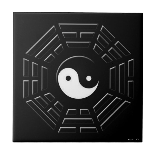 Bagua Tile Kakelplatta (Framsidan)