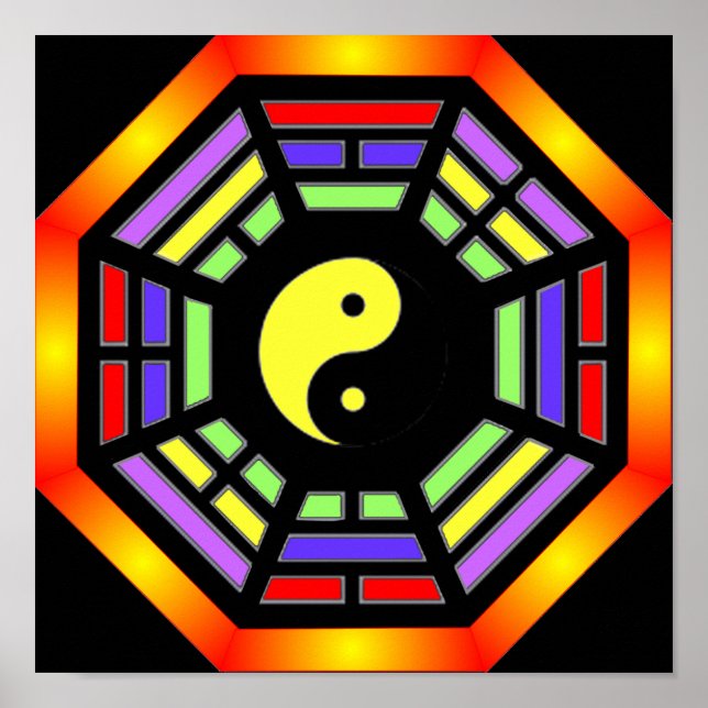 Bagua Yin Yang Poster (Framsidan)