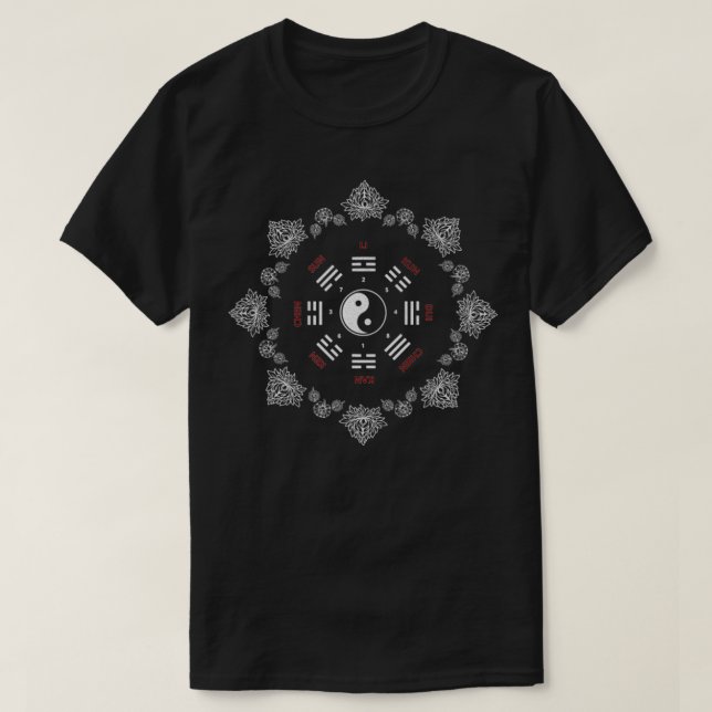 Baguazhang Yin Yang Thai Chi Qi GongYogaWushu Mart T Shirt (Design framsida)