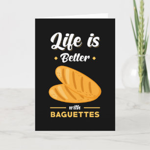 Baguette Bread Say Funny Kort