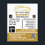 Baguettes, bakers, bakerbutiks-Advert, färsk Flygblad<br><div class="desc">Färska Baguettes,  Bakers,  bageributiksannonser i Affärskortet Store.</div>