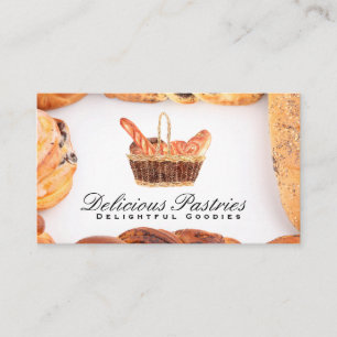 Baguettes och Pastries Visitkort