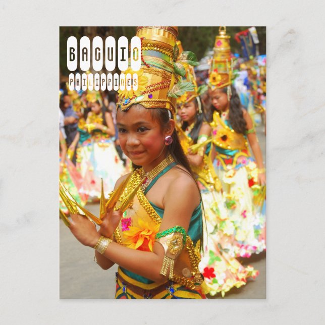 Baguio i Filippinerna Vykort (Framsida)