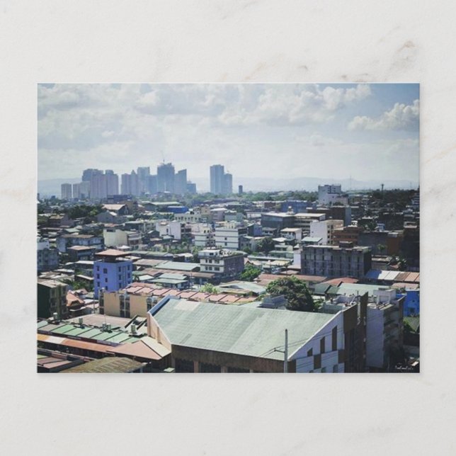 Baguio vid en titt vykort (Framsida)