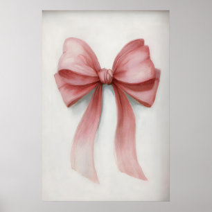 Bågväggskunsttryck, Rosa bågtryck, Flickors sovrum Poster