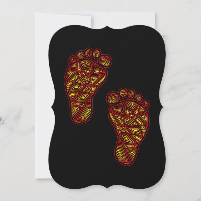 Bagy Footprint Inbjudningar (Framsida)
