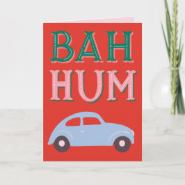Bah Hum Kryp-mappat Julhälsningar kort