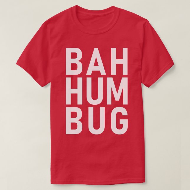 Bah hum kryp t shirt (Design framsida)