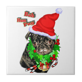 Bah Hum Pug jul Kakelplatta