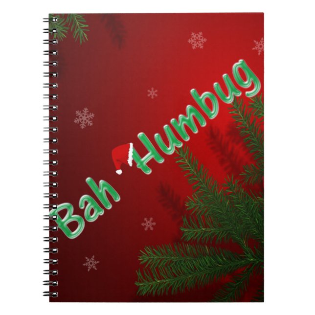 Bah Humbug Anteckningsbok (Framsidan)