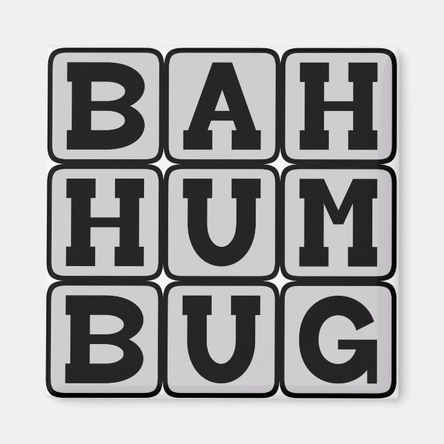 Bah Humbug, Antijulstämning Magnet (Framsidan)