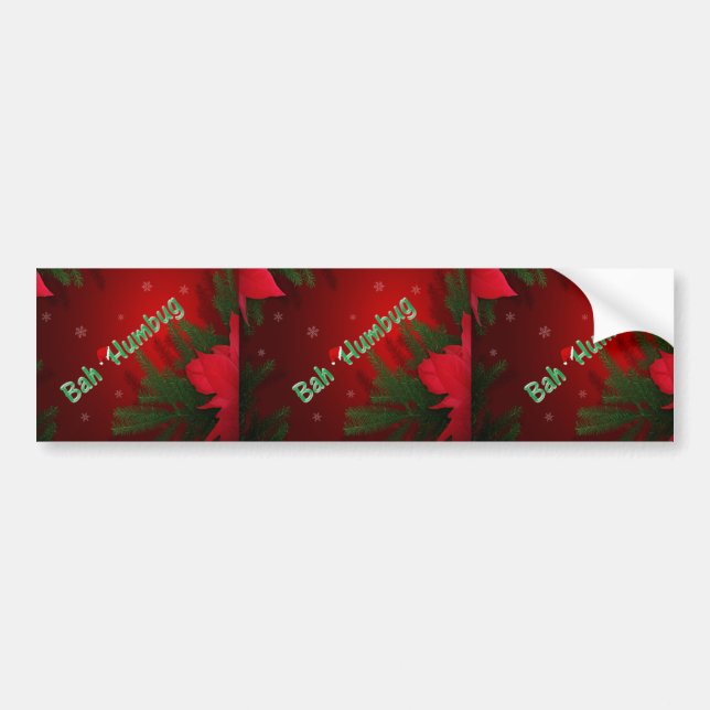 Bah Humbug Bildekal (Framsidan)