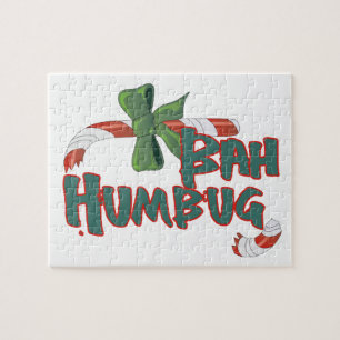 Bah Humbug! Bruten candy cane! Pussel