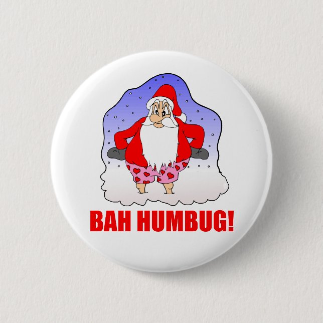 Bah Humbug Button Knapp (Framsida)