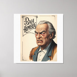 Bah Humbug! Canvastryck
