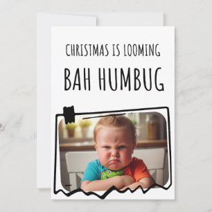 Bah humbug foto julkort