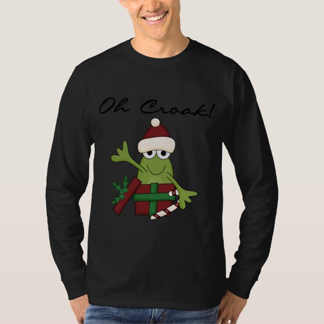 Bah Humbug Frog jul Tshirts och Gifts (Framsida)