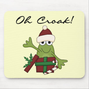 Bah Humbug Frog jul Tshirts och Gifts Musmatta