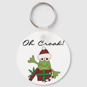 Bah Humbug Frog jul Tshirts och Gifts Nyckelring