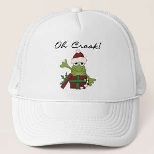 Bah Humbug Frog jul Tshirts och Gifts Truckerkeps