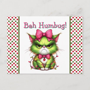 Bah Humbug Helg Vykort