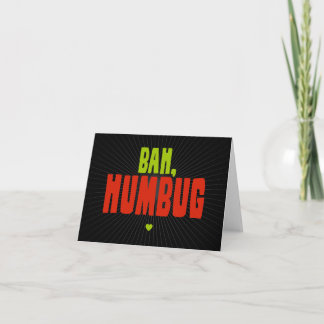 Bah Humbug Helgkort