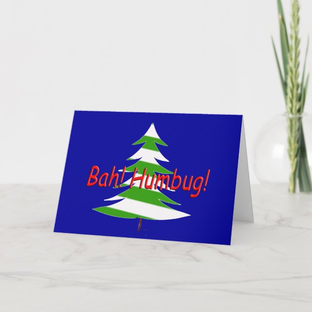 Bah! Humbug! Helgkort (Framsida)