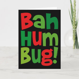 Bah Humbug Helgkort