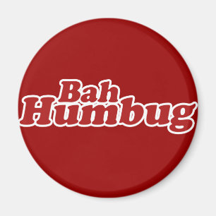 Bah Humbug jul Scrooge Magnet