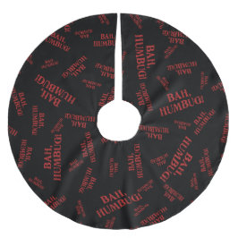 Bah Humbug Julgransmatta Borstad Polyester