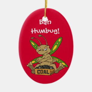 Bah Humbug! Julgransprydnad Keramik